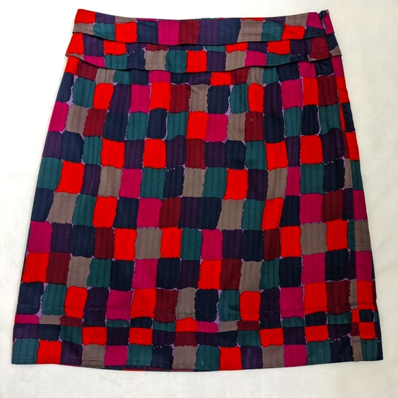 Marc By Marc Jacobs Dresses & Skirts - Marc by Marc Jacobs Abstract Bold Multicolor Pleated Detail Skirt